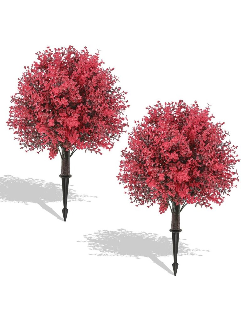 UV Resistant Artificial Fall Boxwood Topiary Ball Tree - Perfect Home Decor